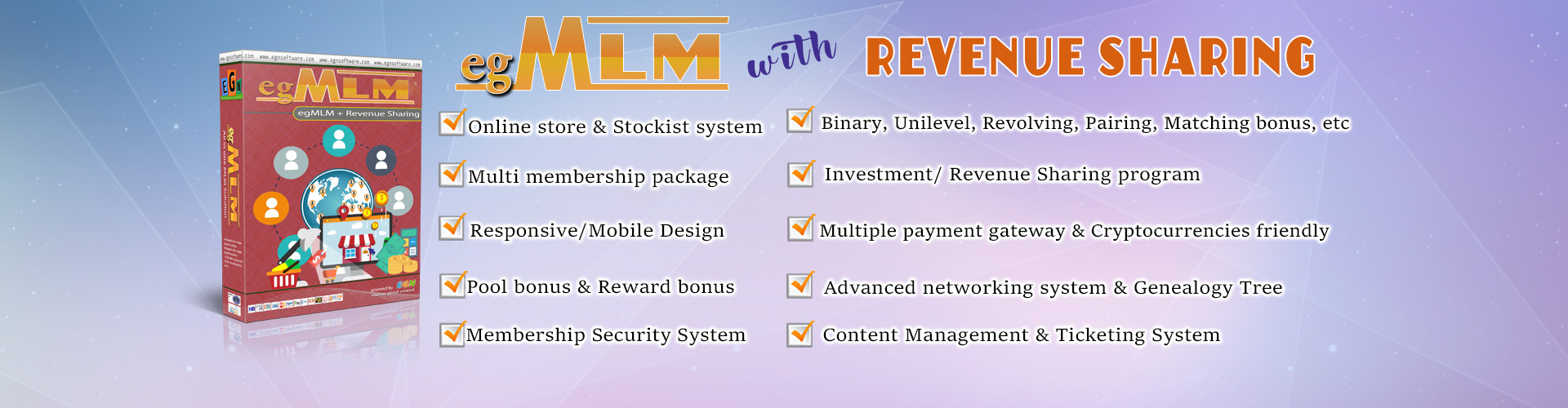 egMLM + Revenue Sharing